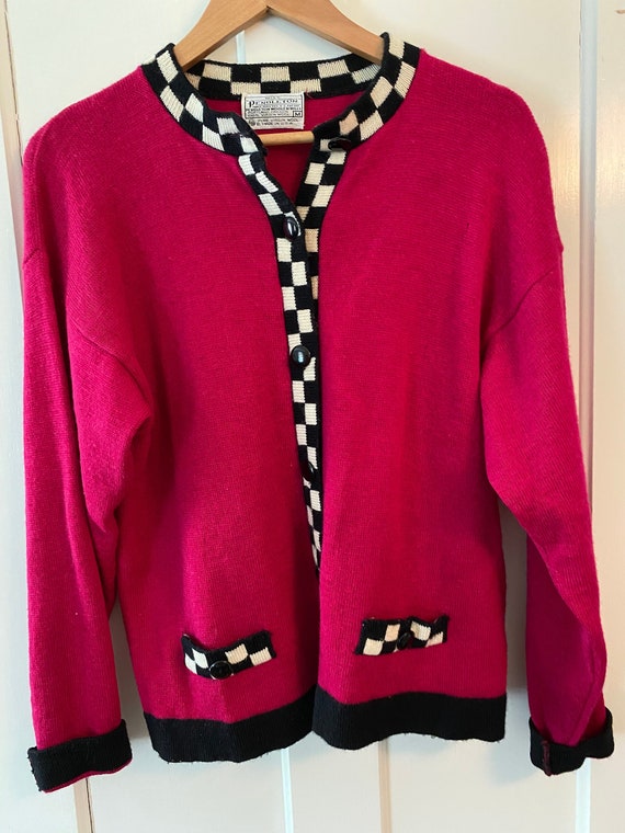 Vintage pendleton pink black Gem