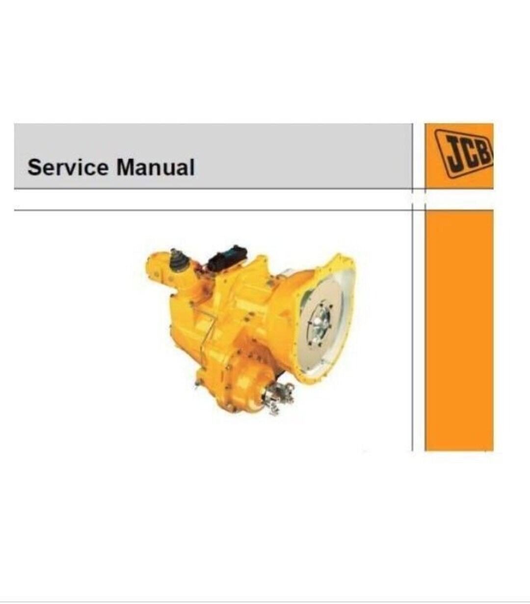 JCB Transmissions Service Repair Manual Etsy