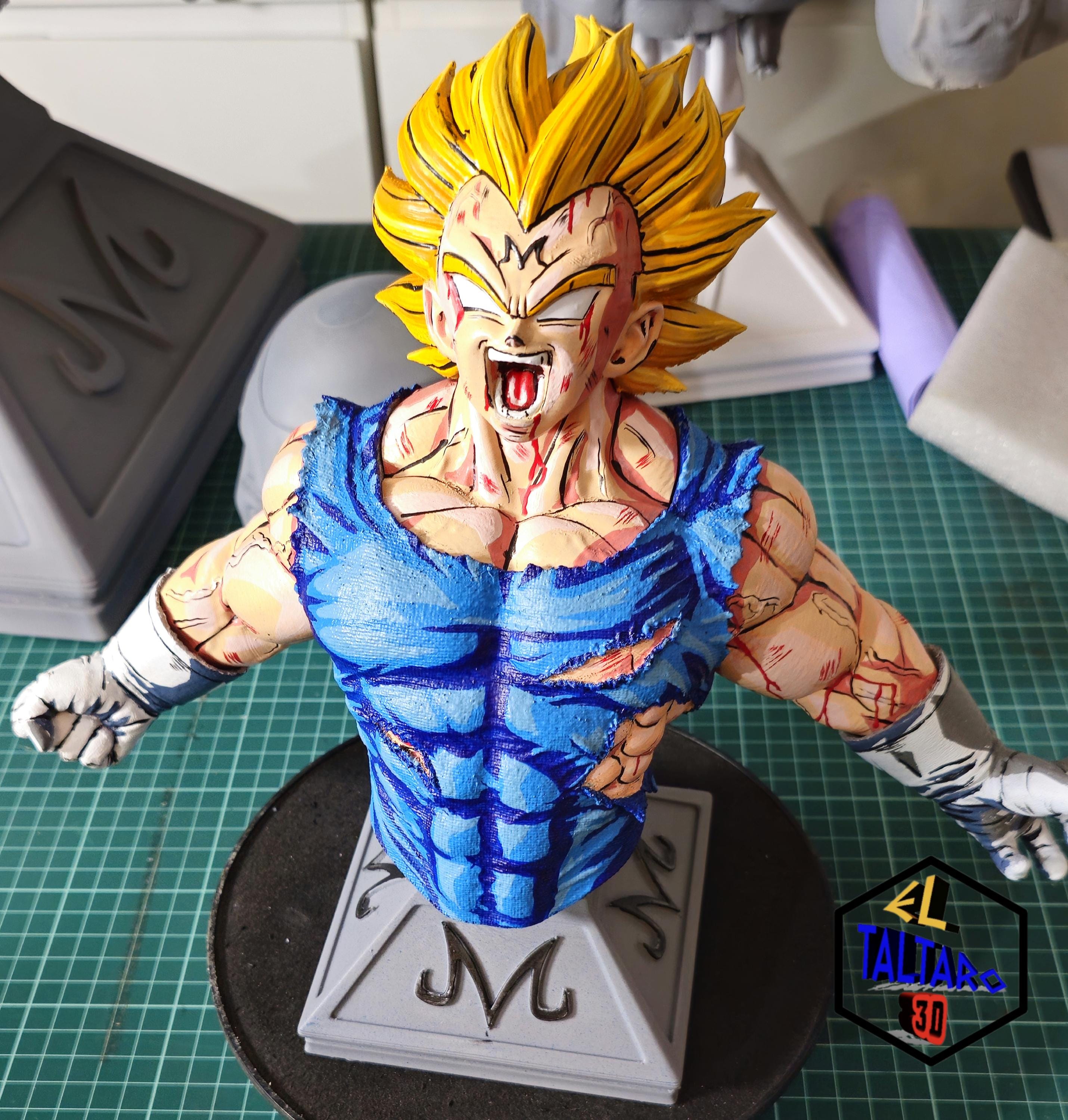 MAJIN VEGETA 2D BUST - Etsy