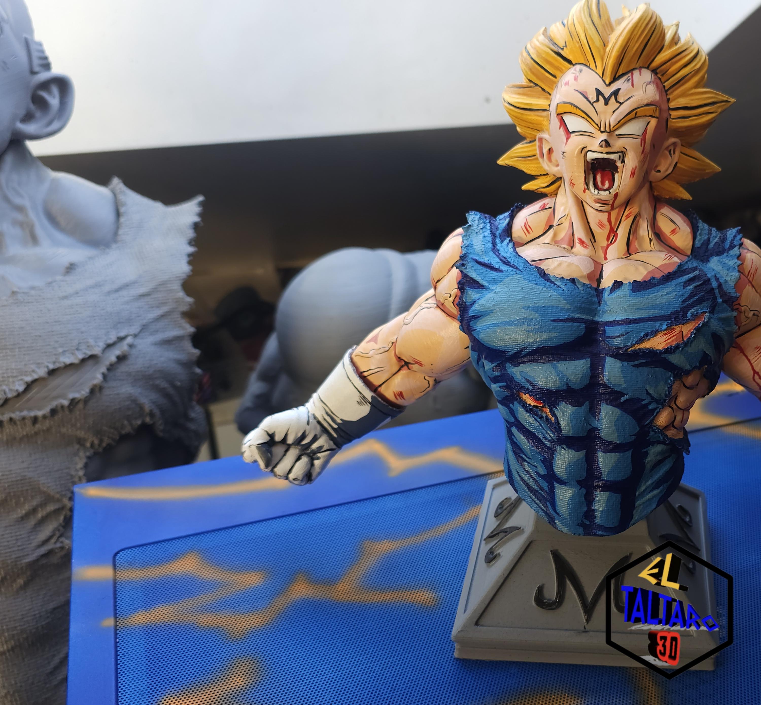 MAJIN VEGETA 2D BUST - Etsy