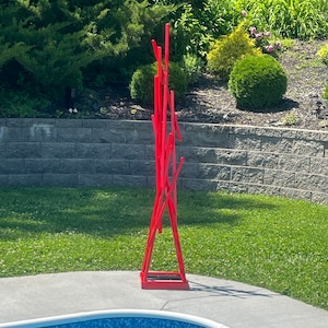 Tower Abstract Metal Large Outdoor Sculpture Garden Art