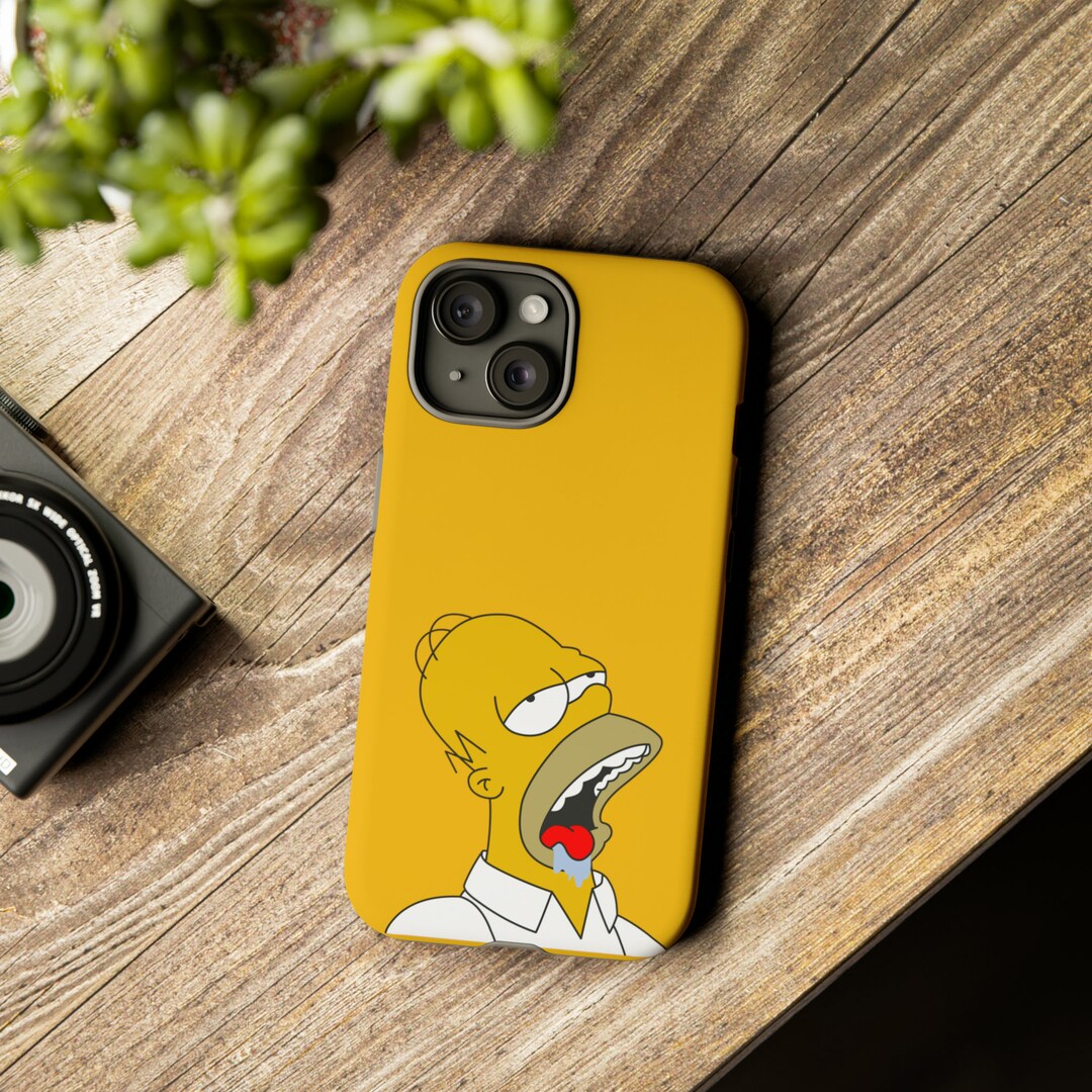 Tough Cases iPhone 15 Samsung Homer the Simpsons Etsy