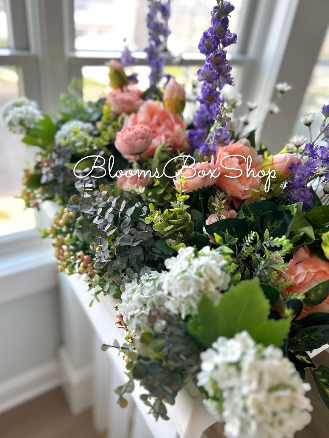 Bloomsbox Hand Crafted Faux Floral Arrangements, Window Box Filler Etsy