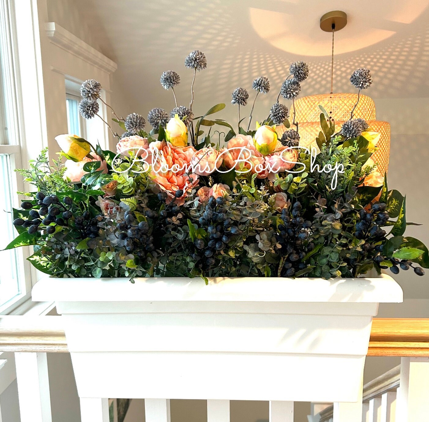 Bloomsbox Hand Crafted Faux Floral Arrangements, Window Box Filler Etsy