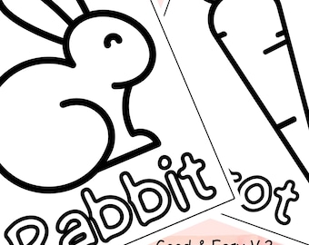 45 Super Easy Coloring Pages for Kids, Printable Bold and Easy Designs ...