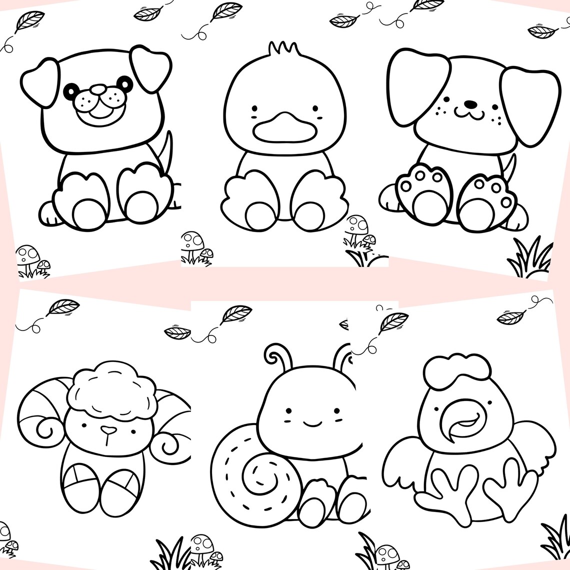 Coloring Pages for Kindergarten, Printable Bold and Easy Designs ...