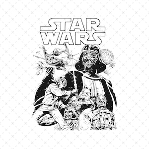 Star Wars SVG, Star Wars Png, Star Wars Cricut Svg, Star Wars Clipart, Star Wars Cut Svg, Darth Vader Svg , Yoda Svg