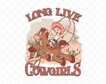 Toy Story Larga vida a las vaqueras png svg, retro toy story png, toy story png, toy story svg, Jessie svg, Jessie png, vaqueras png svg