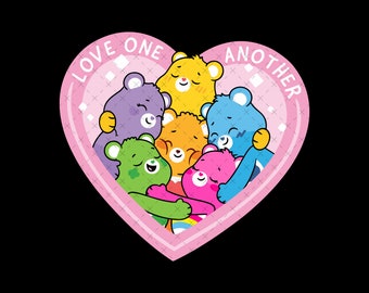 We Care Png, Care Bears Png, Family Vacation Png, Bear Png, Care Bears Clipart, Care Bears Birthday Png, Care Bears Sublimation, Only Png
