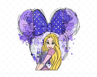 Rapunzel Png, Princess Png, Princess Shirt Png, Princess Png For Sublimation, Family Vacation Png, Girls Squad Png, Princess Pastel Color