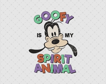 Goofy Is My Spirit Animal Png Svg, A Goofy Movie Png, Powerline Png, Powerline Shirt Png, Png For Sublimation, Powerline Clipart, Goofy Svg