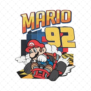 Super Mario Kart Png, Super Mario Racing Png, Printable Mario Png, Digital Mario, Super Mario Design Png, Super Mario Png, Digital File