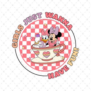 Girls Just Wanna Have Fun Png Svg, Svg File For Sublimation, Summer Png Svg, Besties Png Svg, Girl Squad Png, Digital File