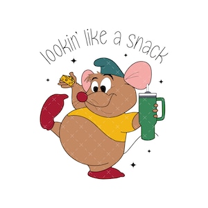 Gus Gus Mouse Png Svg, Lookin&#39; Like A Snack Gus SVG, Gus Svg, Princess Svg, Princess Png, Christmas Svg, Funny Png Svg, Cricut File, Cut Svg