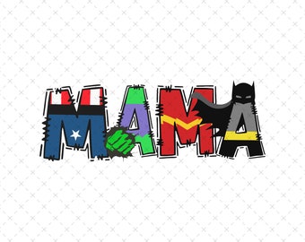 Avengers Mama Png, Festa della mamma Png, Mamma Png, Mama Shirt Png, Png per sublimazione, Festa della mamma Png, File digitale, Solo Png