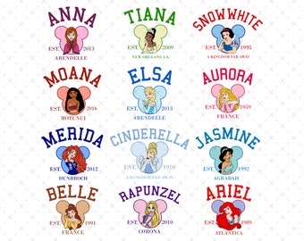 Princess Png, Family Matching Shirt Png, Family Vacation Png, Girls Squad Png, Family Trip Png, Princess Matching Png, Digital File