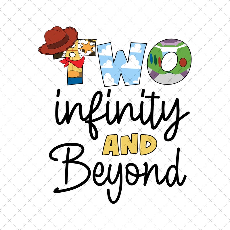 Two Infinity and Beyond Svg - Etsy