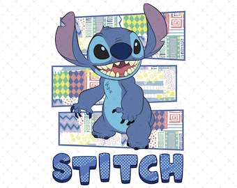 Lilo e Stitch Png Svg, Stitch Svg, Stitch Png, Retro Stitch Png, Stitch Shirt Png, Stitch Floral Png, Personagem Engraçado Png, Summer Png Svg