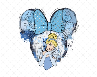 Cinderella Png, Princess Png, Princess Shirt Png, Princess Png For Sublimation, Family Vacation Png, Girls Squad Png, Princess Pastel Color