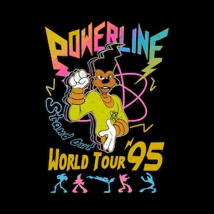 Powerline World Tour 95 Png, Powerline Png, Movie Png, Powerline Clipart, Powerline Shirt Png, Digital File