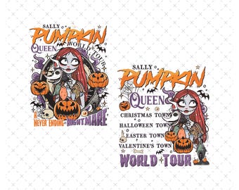 Sally png, Retro Sally png, Mardröm Halloween png, Bus eller godis png, Spooky Vibes png, Skelett png, Halloweenfest, Sally-tröja png