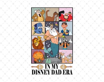 In My Dad Era Svg Png, Cartoon Characters Png Svg, Dad Shirt Png Svg, Png Files For Sublimation, Dad Png Clipart, Family Vacation Png