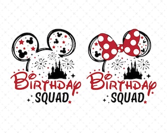 Birthday Squad SVG, Bundle Squad Svg, Birthday Girl Png, Birthday Boy Svg, Vacay Mode Svg, Family Trip Png, Files For Cricut Sublimation