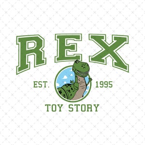 Toy Story Rex Shirt Png, Rex Png, Dinosaur Rex Png, Rex Sublimation, Toy Story Png, Rex Sublimation, Rex Shirt Png, Only Png