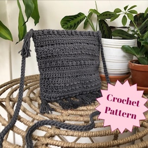 Boho Shoulder Bag Crochet Pattern
