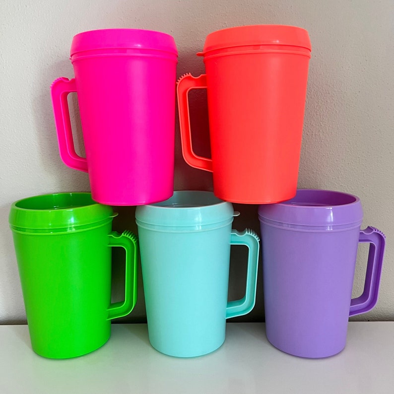 22oz or 34oz MEGA MUG! Double Wall Insulated Hot/Cold Thermos Mug - Hospital Mug- Blank (decal NOT included) Retro 90s Trucker Mug-Mega Mugs