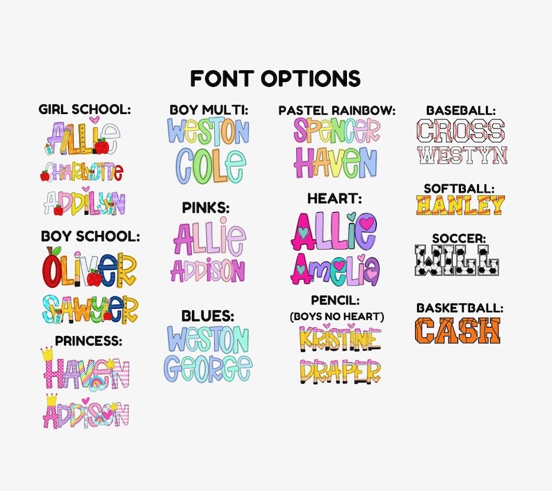 Personalized Pencil Boxes - Pencil Pouch - Pocket Folder with Prongs - Zipper Pouch- Back to school - UVDTF Kindergarten first second third image 10