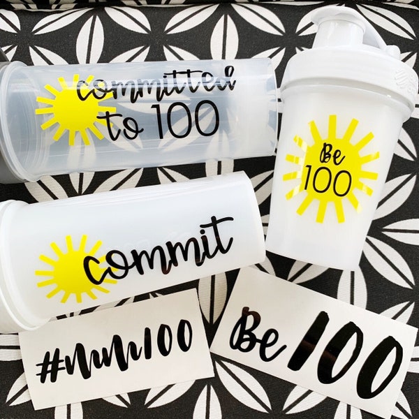 Morning Workout Inspired Decal - mm100 - Shaker Cup Decal- Workout Sticker- DECAL ONLY