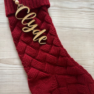 Stocking tag