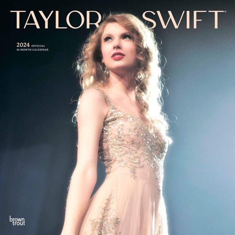 Taylor Swift OFFICIAL Calendar 2024 12 X 12 Inch Monthly Square Wall