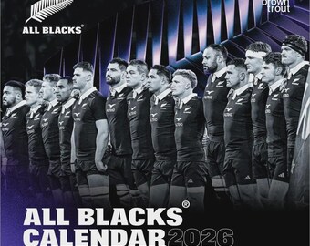 All Blacks OFFICIAL 2026 | Square 30cm x 30cm | 100% Plastic Free