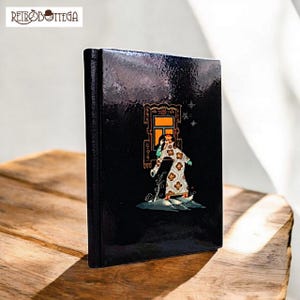 Piccola agenda arte russa dipinta a mano e laccata