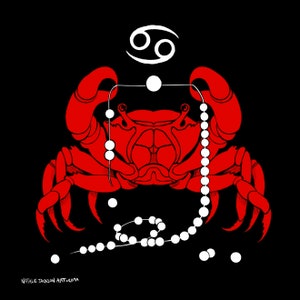 Krebs 'Horroroskope' Vinyl Sticker
