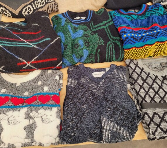 lot of 150 vintage sweaters vtg 70s 80s 90s all a… - image 4