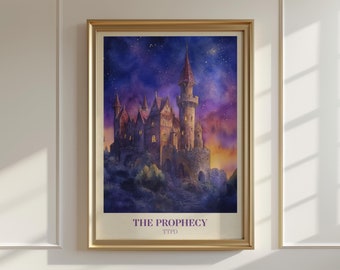 The Prophecy Digital Print | Music Wall Art | Aesthetic Print |  Bedroom Print | Watercolour Art | Girly Wall Art