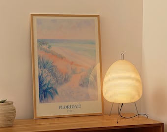 Florida!!! Digital Print | Music Wall Art | TTPD Print | Watercolour Print | Aesthetic Print | Bedroom Decor | Girly Print | Pastel Print