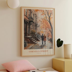 Cornelia Street Digital Print | Music Wall Art | Aesthetic Print | Bedroom Print | Watercolour Art | Girly Wall Art