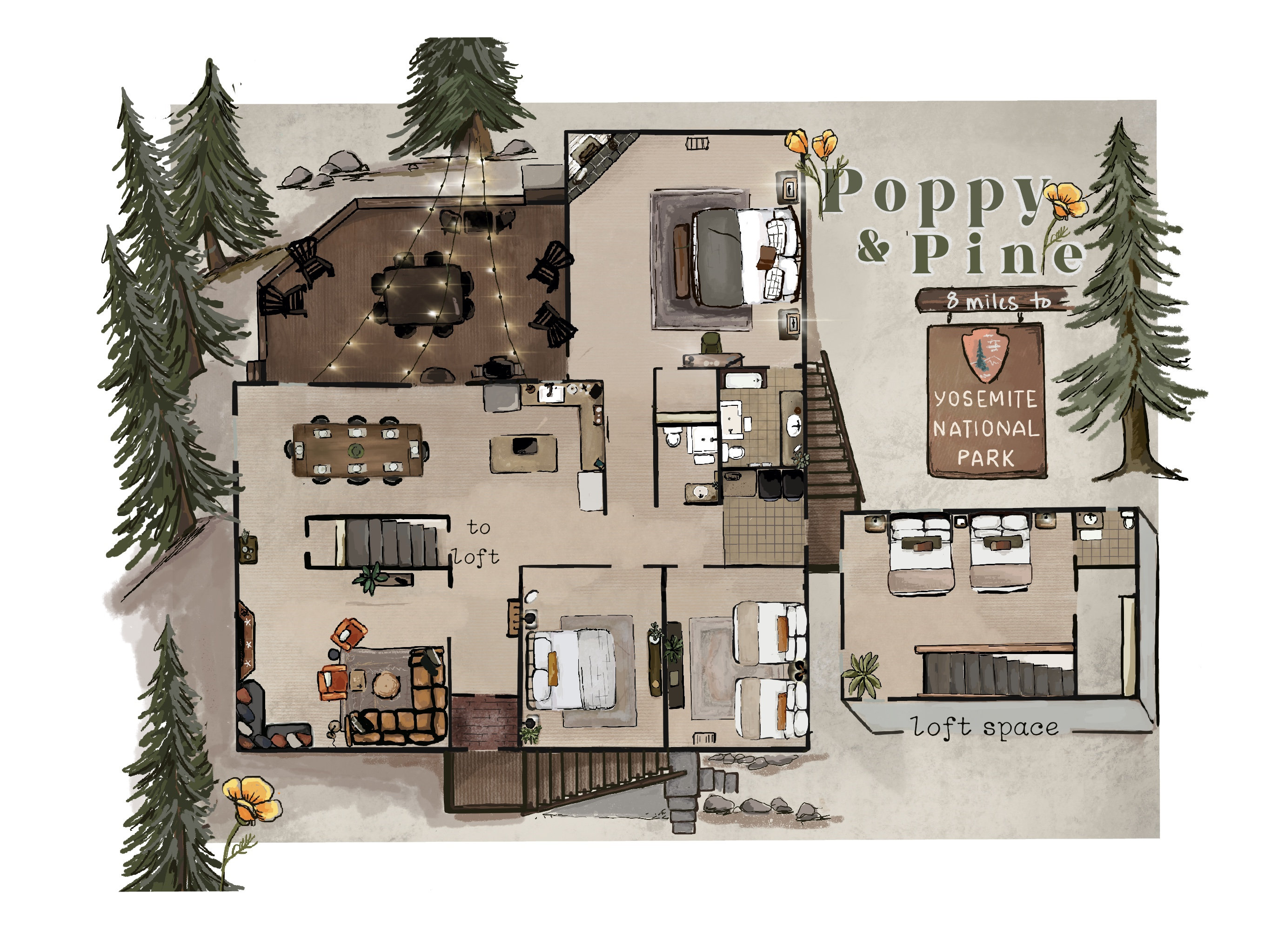 Custom Floor Plans for VACATION RENTALS - Etsy