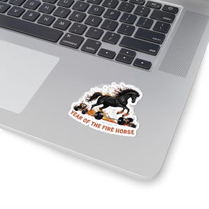Year of the Fire Horse Fitness Sticker | Chinese New Year 2026 image 2