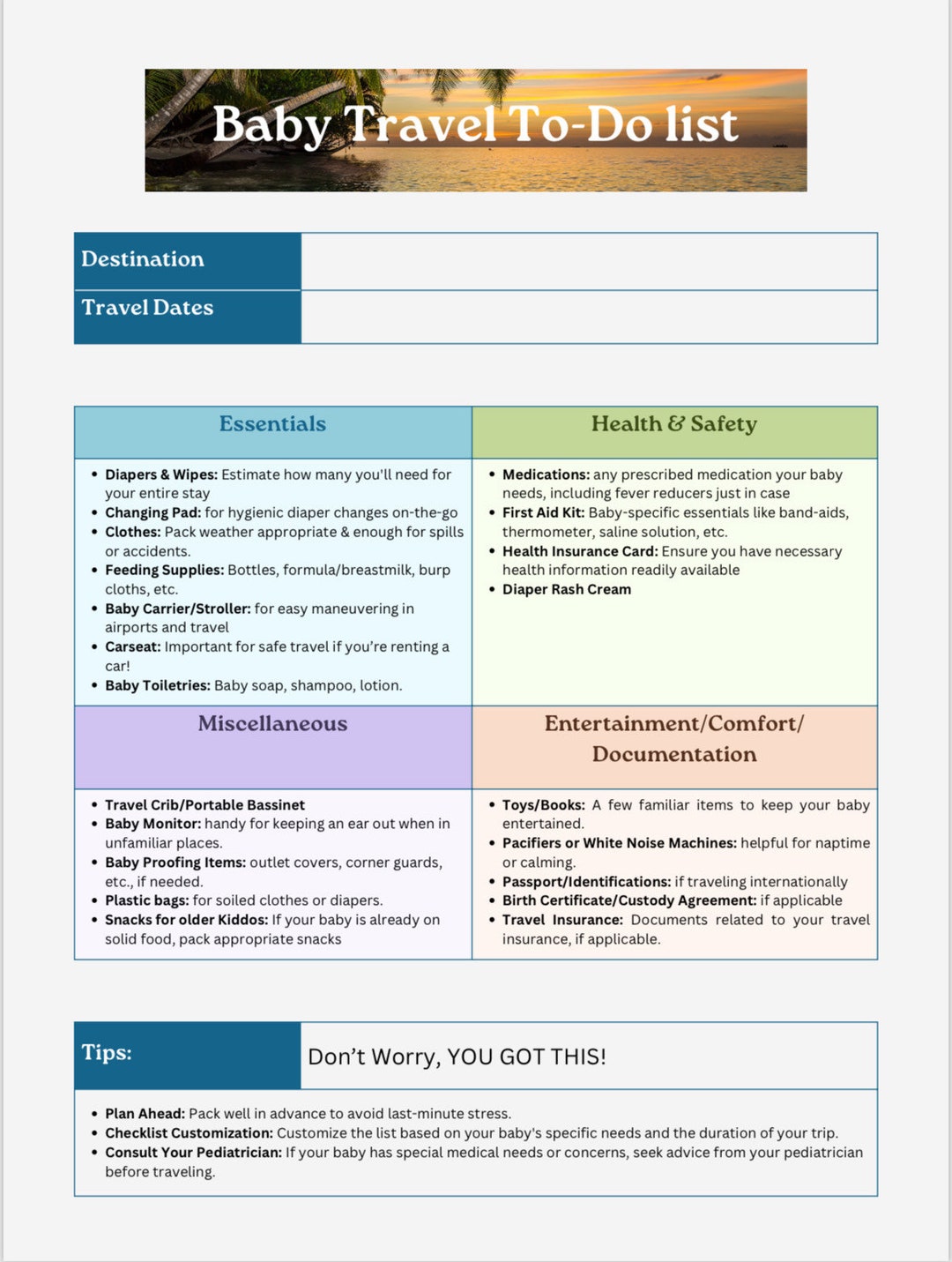 Baby Travel Packing List Holiday Vacation Cruise Wedding Family baby-travel-packing-list-holiday-vacation-cruise-wedding-family