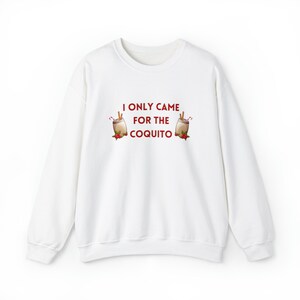 Ugly Christmas Crewneck Sweatshirt Coquito, Ugly Funny Christmas Sweater UNISEX Sweatshirt Dames, Heren Kersttrui, Latino Kerstmis