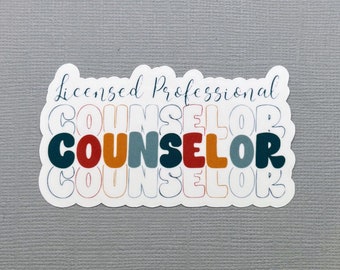 Licensed Professional Counselor Sticker Gift for LPC Gift for Him Gift ...