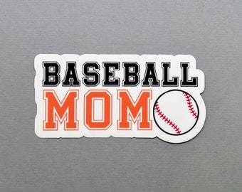 Baseball Mom Sticker | Gift for Mom | Gift for Her | Gift for Mother's Day | Baseball Mom | Gift for Baseball Fan | Water Resistant