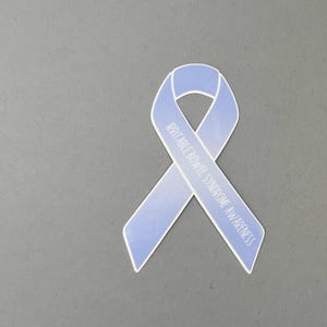 Irritable Bowel Syndrome Awareness Ribbon Sticker | IBS Awareness | IBS Sticker | Irritable Bowel Syndrome Awareness | Water Resistant