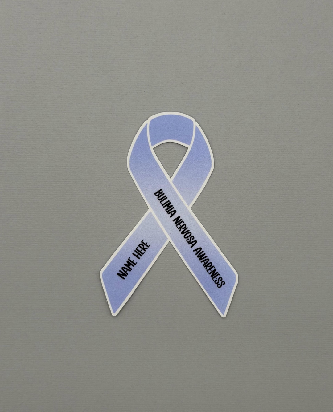 Bulimia Nervosa Awareness Custom Ribbon Sticker or Magnet | Water ...
