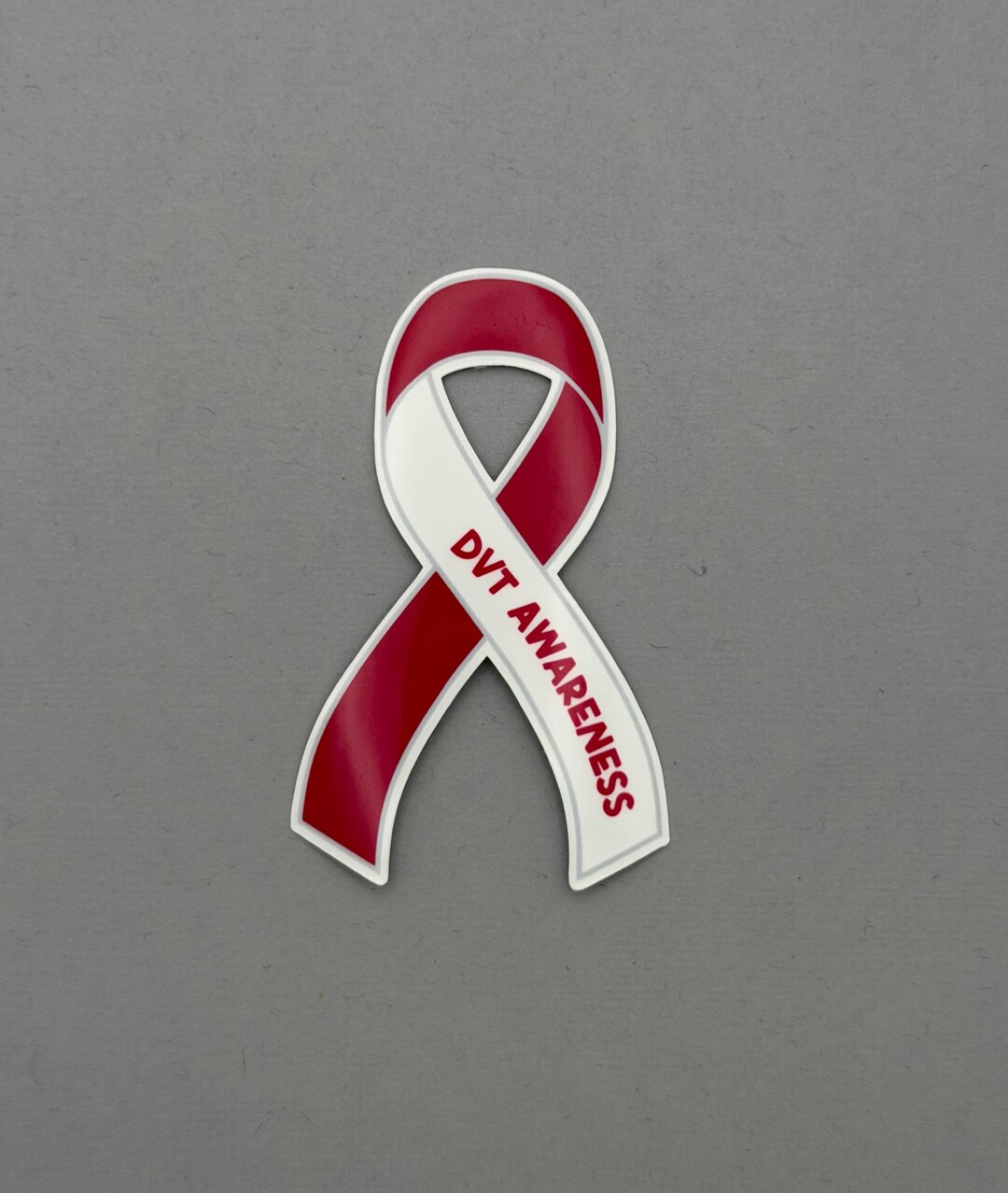 DVT Awareness Ribbon Sticker | Deep Vein Thrombosis | Water Resistant ...